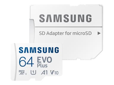 Samsung EVO Plus MB-MC64KA 64GB microSDXC UHS-I Memory Card