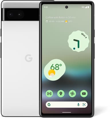 Google Pixel 6a 128GB Dobbelt-SIM Chalk
