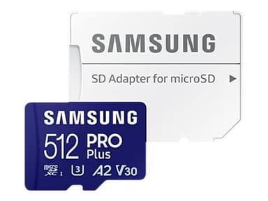 Samsung PRO Plus 512GB microSDXC UHS-I -muistikortti