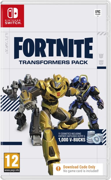 Warner Bros Interactive Fortnite Transformers Pack Switch Nintendo Switch