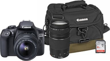 Canon CANON EOS 1300D 18-55 + 75-300 DC + ACC KIT 