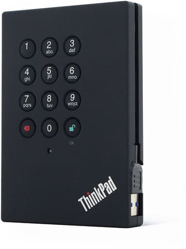 Lenovo ThinkPad Säker Hårddisk 2TB USB 3.0 USB 3.0