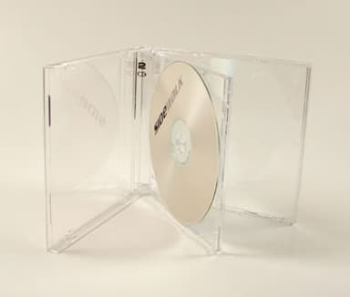 Sidewalk CD Case Slimbox For 2 Pcs CD Transparent 50-Pack 