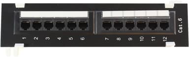 Microconnect Patchpanel 12 porter UTP CAT 6