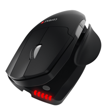 Contour Design Unimouse Wireless Trådlös 2,800dpi Mus Svart