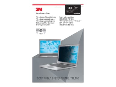 3M Databeskyttelsesfilter til 14" widescreen laptop 14" 16:9