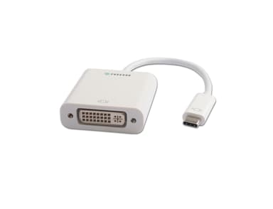 Prokord USB-C - DVI-D Singel Link 1080P@60Hz USB Type-C DVI-D Valkoinen
