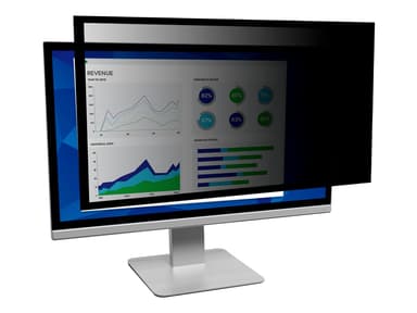3M Sekretessfilter med ram till widescreen-skärm 23,0 tum 23" 16:9