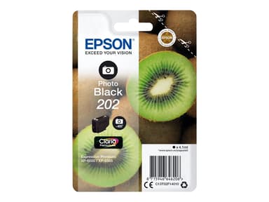 Epson Muste Kuva Musta 4.1ml 202 - XP-6000/XP-6005 