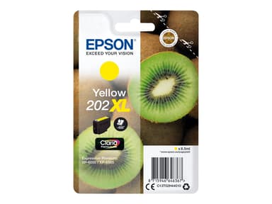 Epson Muste Keltainen 8.5ml 202XL - XP-6000/XP-6005 