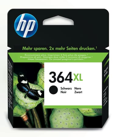 HP Bläck Svart 364XL, 550 SIDOR 