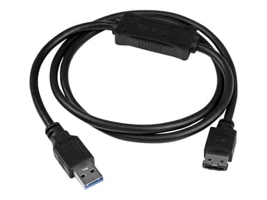 Startech USB 3.0 to eSATA Adapter Cable 0.9m USB A Musta