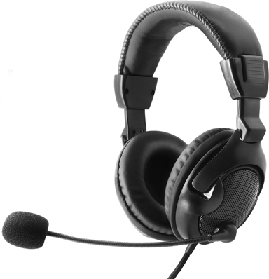 Voxicon Headset 881 V.2 Hörlurar 3,5 mm kontakt Stereo