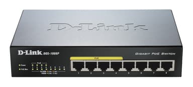 D-Link DGS-1008P 8-Port PoE 52W Switch 