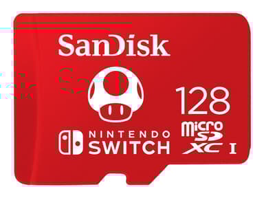 SanDisk Nintendo Switch 128GB microSDXC UHS-I Memory Card 