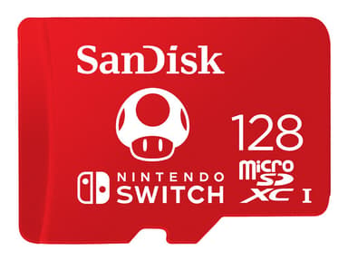 SanDisk Nintendo Switch 128GB microSDXC UHS-I -muistikortti 