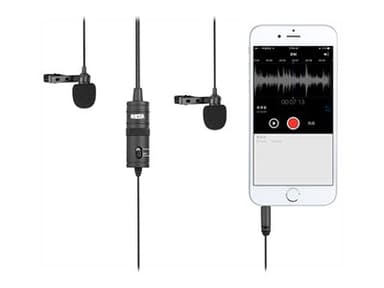 Boya BY-M1DM Double Mosquito Microphone 3,5mm Svart