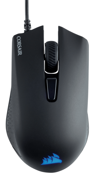 Corsair Harpoon RGB Pro 12000 dpi Optical Gaming Mouse Kabelansluten 12,000dpi Mus Svart