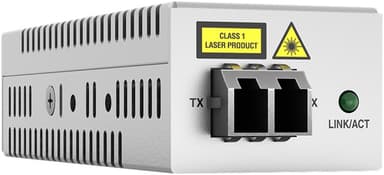 Allied Telesis AT-DMC1000/LC Fibermediekonverterare RJ-45 LC multiläge