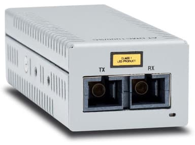 Allied Telesis AT DMC1000 Glasvezel mediaconverter RJ-45 SC multimodus