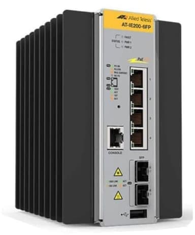 Allied Telesis AT IE200-6FP Industrial Switch 