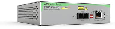 Allied Telesis AT-PC2000/SC Glasvezel mediaconverter SC RJ-45
