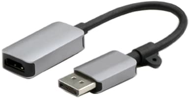 Prokord Video Adapter Premium DP-HDMI DisplayPort HDMI Harmaa Musta