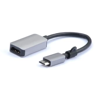 Prokord Video Adapter Premium Minihdmi-HDMI HDMI Type C (Mini) HDMI Harmaa Musta
