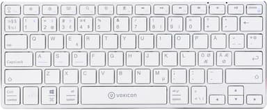 Voxicon Ultra-Slim BT 400 Langaton Pohjoismaat Hopea Valkoinen 