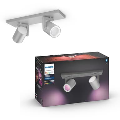 Philips Hue Argenta White/Color 2x5,7W Silver 