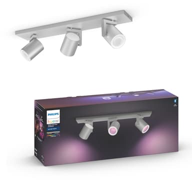 Philips Hue Argenta White/Color 3x5,7W Silver 