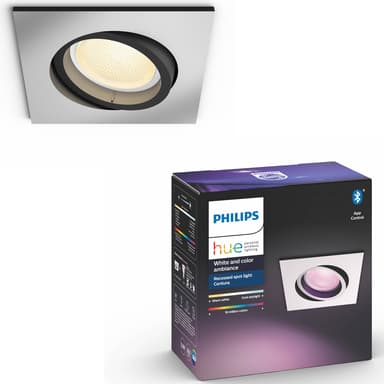 Philips Hue Centura White/Color Spot Square Silver 