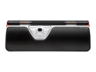 Contour Design Contour RollerMouse Red Plus Thin Kabling 2,400dpi Rullebarre-mus Sort Sølv