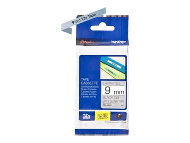 Brother Tape 12mm TZe-M921 Svart/Matt S�lv 
