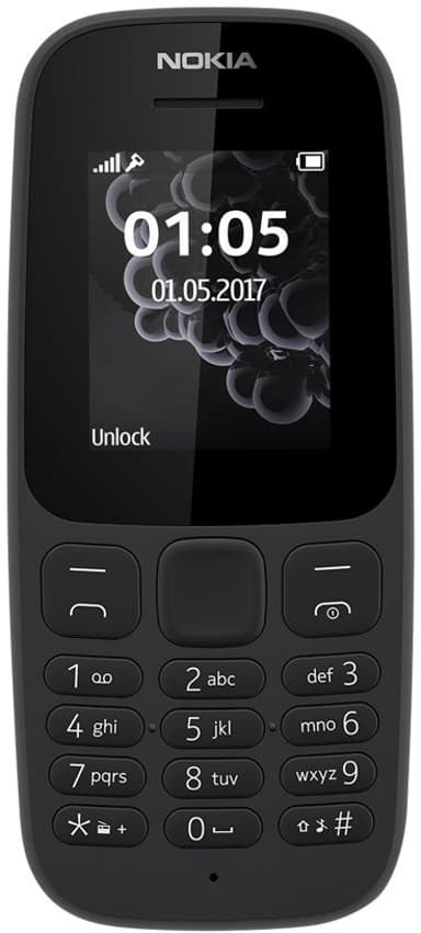 Nokia 105 (2019) Musta 