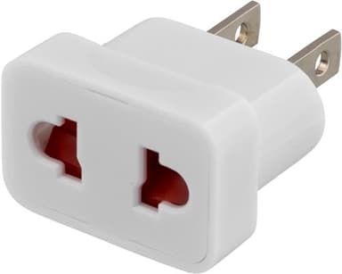 Deltaco Reseadapter Ojordad Eu - US NEMA 1-15 virtaliitin Uros Europlug (power CEE 7/16) NEMA 1-15 virtaliitin Naaras