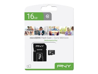 PNY Performance Plus 16GB microSDHC 