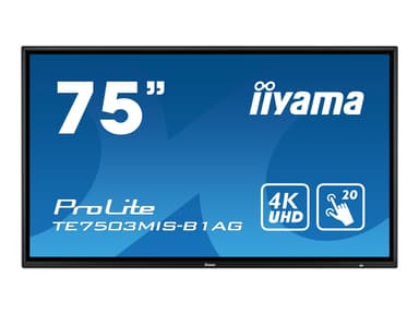 iiyama ProLite TE7503MIS-B1AG 75" 4K UHD 75" 350cd/m² 4K UHD (2160p) 16:9