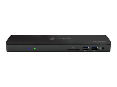Alogic ThunderBolt 3 Dual Display Docking Station with 4K and Power Delivery Thunderbolt 3 Portreplikator