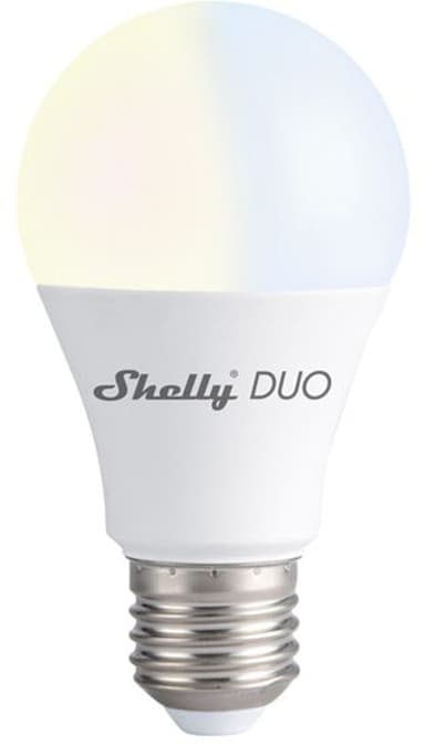 Shelly WiFi LED-lampa Duo 
