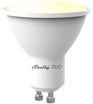 Shelly WiFi LED-lampa Duo GU10 
