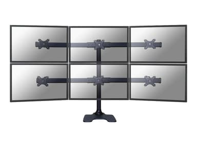 Neomounts Flat Screen Desk Mount Stand/Grommet 10-27" 