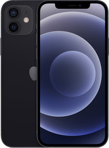 Apple iPhone 12 64GB Sort