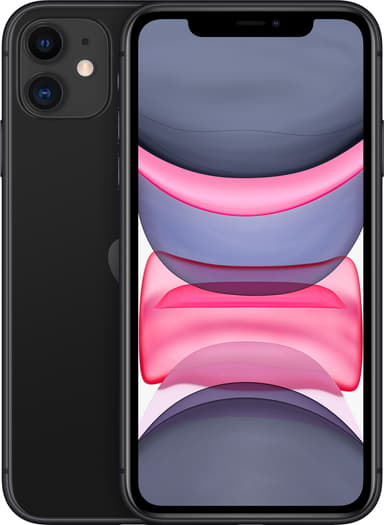 Apple iPhone 11 64GB Kaksois-SIM Musta