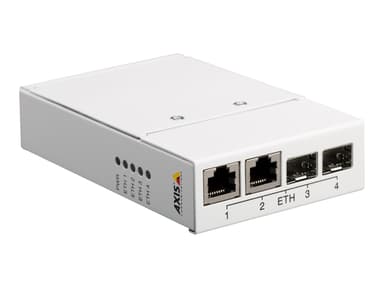 Axis T8606 Media Converter Switch Glasvezel mediaconverter RJ-45 SFP (mini-GBIC)