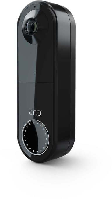 Arlo Wire-Free Video Doorbell, Musta 