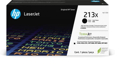 HP Toner Black 213X 9K - Color LaserJet Enterprise 5800 