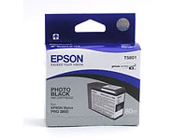 Epson Muste Musta Kuva T5801 - PRO 3800 