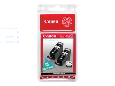 Canon Blæk Sort PGI-525PGBK TWINPACK - MG5150/IP4850 