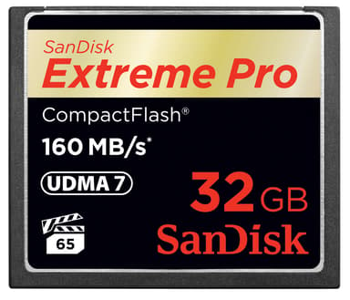 SanDisk Extreme Pro 32GB CompactFlash-kaart